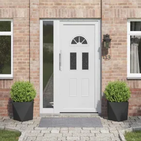 Jardinieră 2 bucăți Negru Oțel 40x40x40 cm | Livrare Gratuită