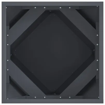 Jardinieră Antracit Oțel 40x40x40 cm - Livrare Gratuită