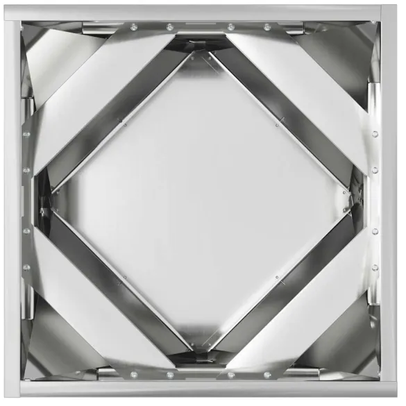 Jardinieră Oțel Galvanizat 40x40x40 cm - Set 2 Piese