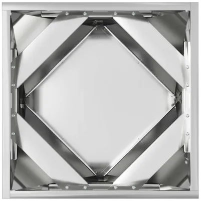 Jardinieră Oțel Galvanizat 40x40x40 cm - Set 2 Piese