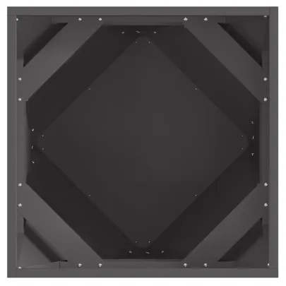 Jardinieră Negru Oțel 50x50x50 cm - Livrare Gratuită