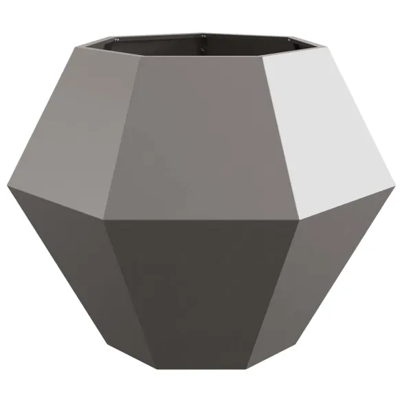 Jardinieră Ruginit Oțel 100x100x80 cm | Livrare Gratuită