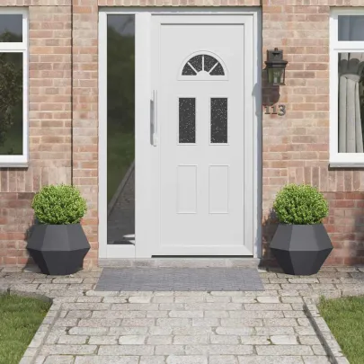 Jardinieră Oțel Antracit 50x50x40 cm - Set 2 piese