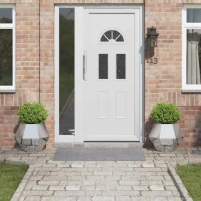 Jardinieră 2 pcs Argintiu 50x50x40 cm Oțel Galvanizat