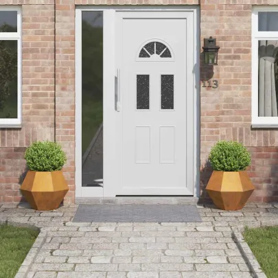 Jardinieră Ruginită Oțel 50x50x40 cm | 2 Piese