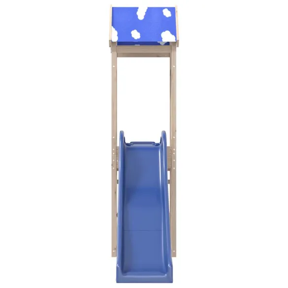 Set Joacă Exterior Lemn Masiv cu Tobogan | Livrare Gratis