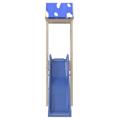 Set Joacă Exterior Lemn Masiv cu Tobogan | Livrare Gratis