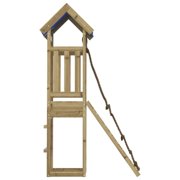 Set Joacă Exterior Lemn Pin - Turn cu Cățărare Copii