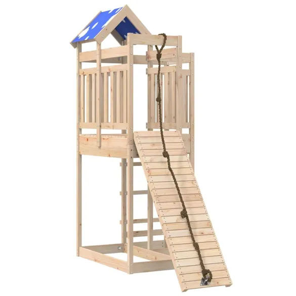 Set Joacă Exterior Lemn Masiv Pin cu Balansoar