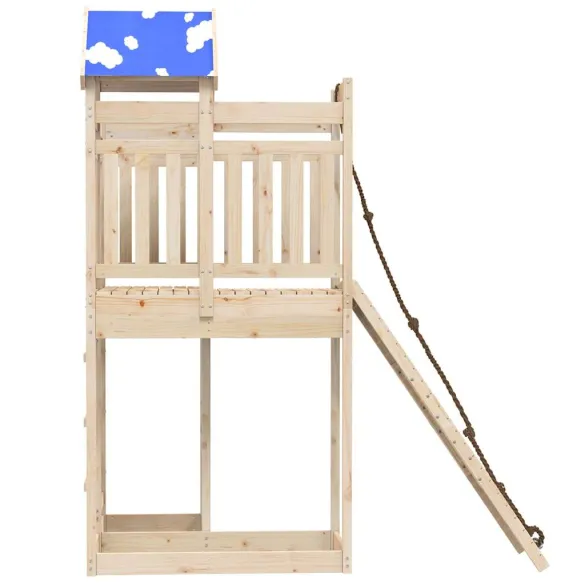 Set Joacă Exterior Lemn Masiv Pin cu Balansoar