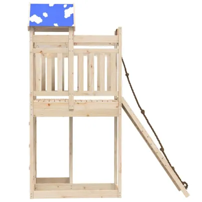 Set Joacă Exterior Lemn Masiv Pin cu Balansoar