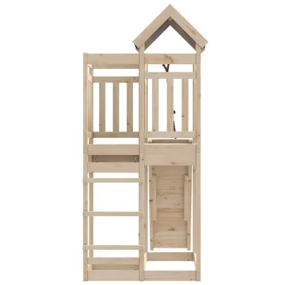 Set Joacă Exterior Lemn Masiv Pin cu Balansoar