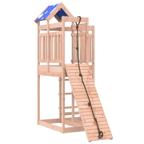 Set Joacă Exterior Lemn Douglas | Turn cu Perete Cățărat