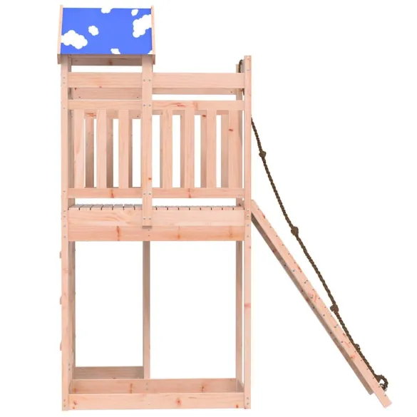 Set Joacă Exterior Lemn Douglas | Turn cu Perete Cățărat