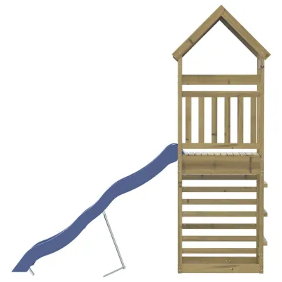 Set Joacă Exterior Lemn Pin - Turn Tobogan Grădină