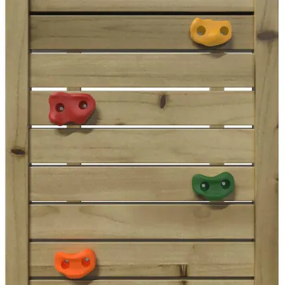 Set Joacă Exterior Lemn Pin | Turn cu Leagăn Dublu