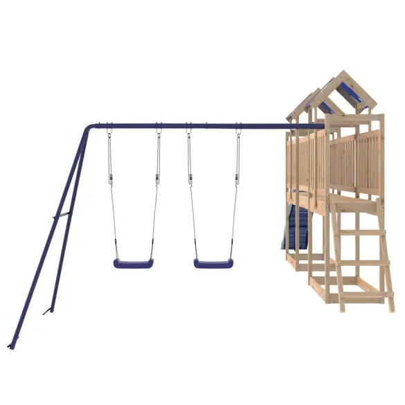 Set de joacă exterior lemn masiv de pin pentru copii