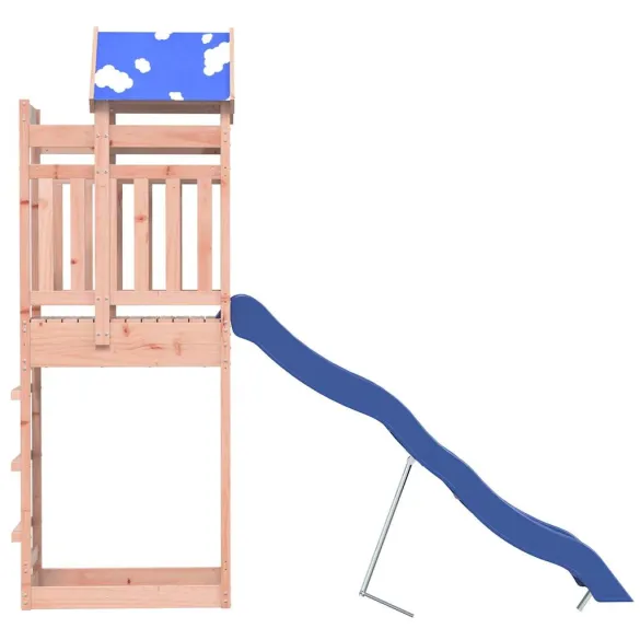 Set Joacă Exterior Lemn Douglas cu Tobogan pentru Copii