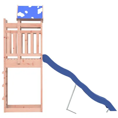 Set Joacă Exterior Lemn Douglas cu Tobogan pentru Copii