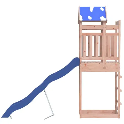 Set Joacă Exterior Lemn Douglas cu Tobogan pentru Copii