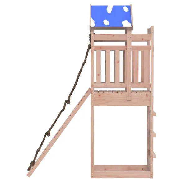 Set Joacă Exterior Lemn Douglas | Cadru Cățărare Copii