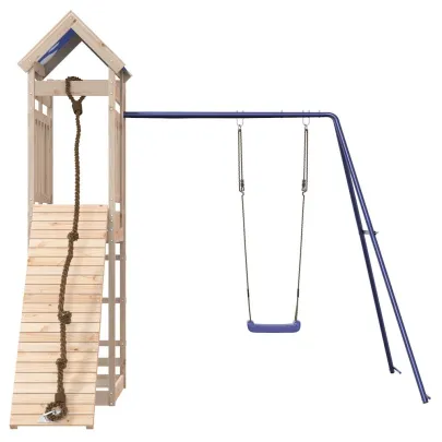 Set joacă exterior lemn masiv pin cu leagăn