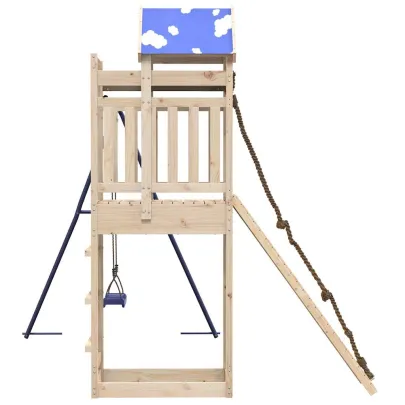 Set joacă exterior lemn masiv pin cu leagăn