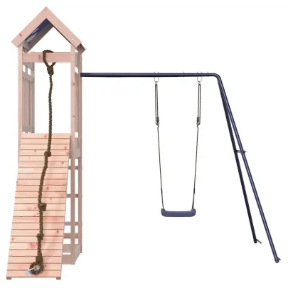 Set Joc Exterior Lemn Douglas | Turn + Leagăn + Cățărare