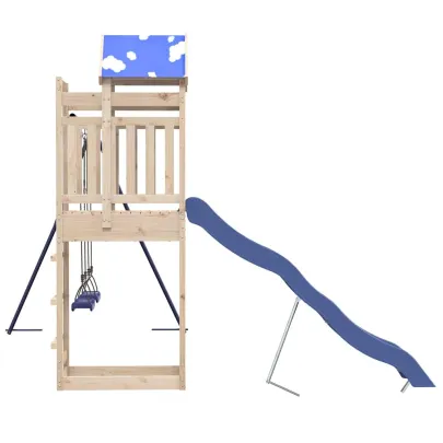 Set joacă exterior lemn masiv pin - Livrare gratuită