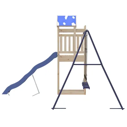 Set joacă exterior lemn masiv pin - Livrare gratuită