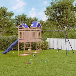 Set Joacă Exterior Lemn Douglas | Tobogan și Leagăn