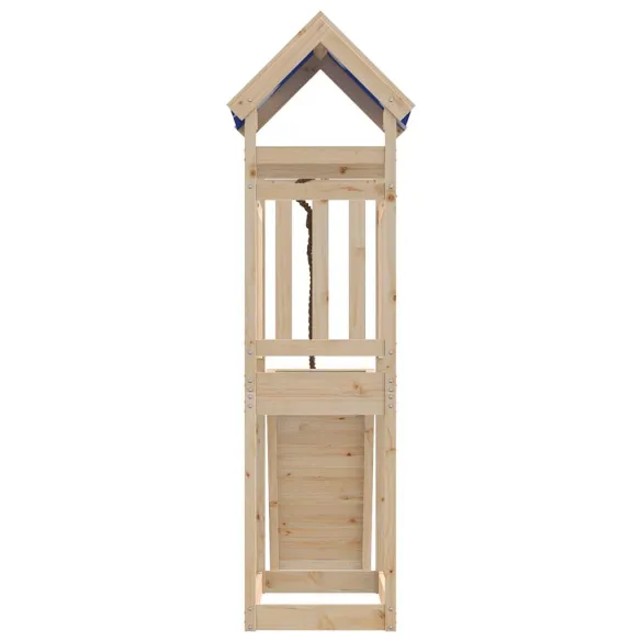 Set Joacă Exterior Lemn Pin - Turn cu Platformă și Perete