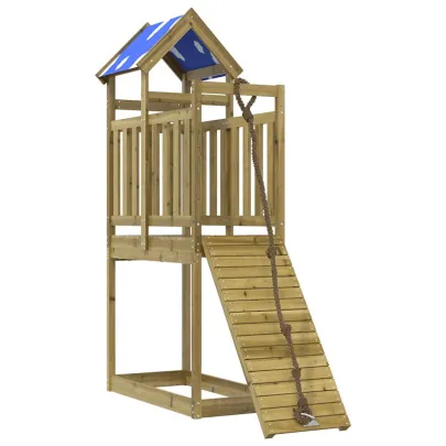 Set Joacă Exterior Lemn Pin - Turn cu Platformă