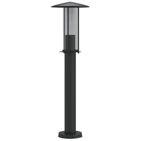 Lampă Podea Exterior Negru 60cm Oțel Inoxidabil IP44