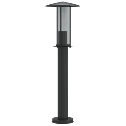 Lampă Podea Exterior Negru 60cm Oțel Inoxidabil IP44