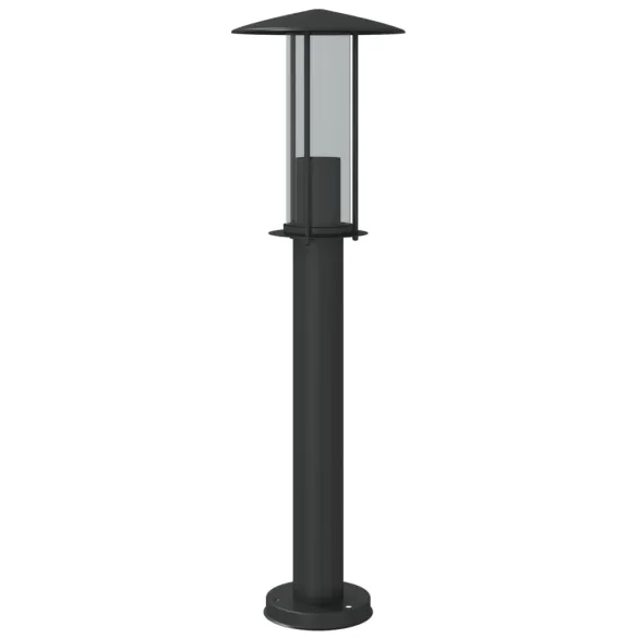 Lampă Podea Exterior Negru 60cm Oțel Inoxidabil IP44