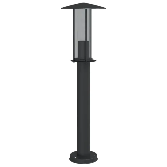 Lampă Podea Exterior Negru 60cm Oțel Inoxidabil IP44