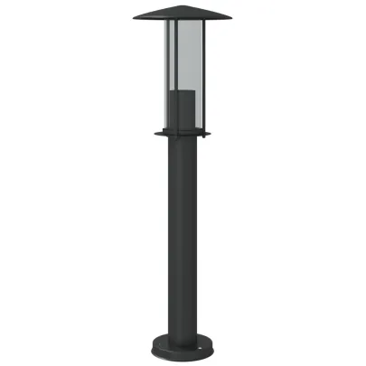 Lampă Podea Exterior Negru 60cm Oțel Inoxidabil IP44