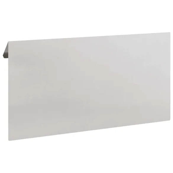 Gard Antimelc Metalic 4 Bucăți Argintiu 50x25 cm