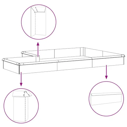 Gard Antimelci Metalic 16 Piese | Protectie Gradina