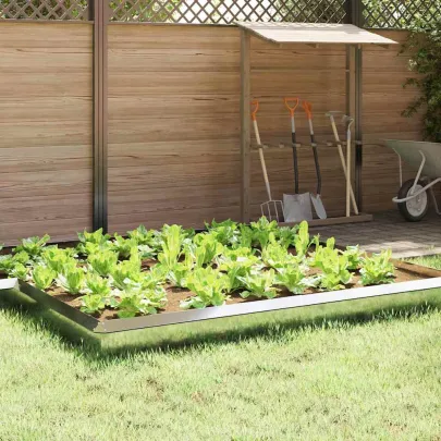 Gard Antimelci Metalic Argintiu 16 Bucăți | Rezistent