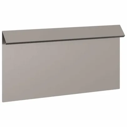 Gard Metalic pentru Melci 16 Piese Ruginit 50x25cm