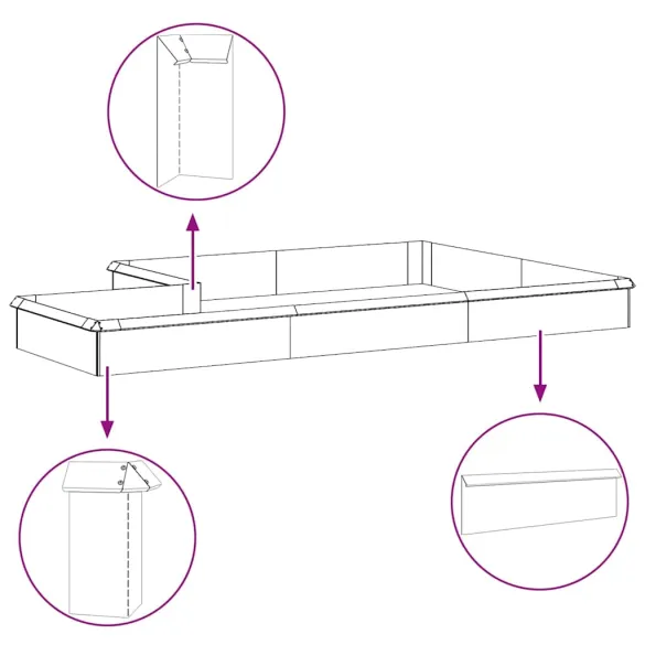 Gard Antimelci Oțel Inoxidabil 100 cm | Rezistent la Intemperii