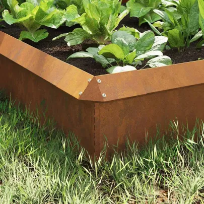 Garduri pentru Melci Oțel Ruginit | 8 bucăți Rezistente