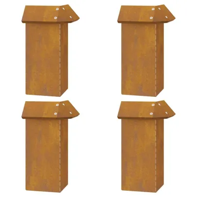 Garduri pentru Melci Oțel Ruginit | 8 bucăți Rezistente