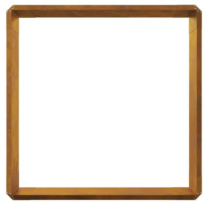 Garduri pentru Melci Oțel Ruginit | 8 bucăți Rezistente