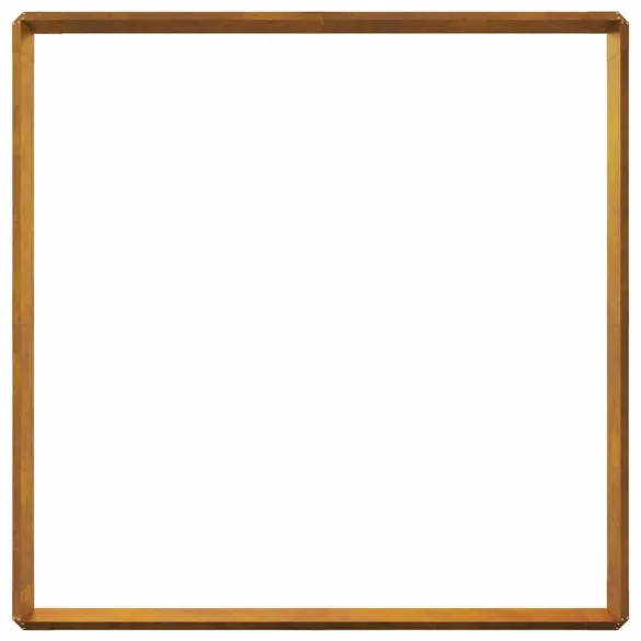 Garduri Metalice pentru Melci - 12 Bucăți, Finisaj Ruginit