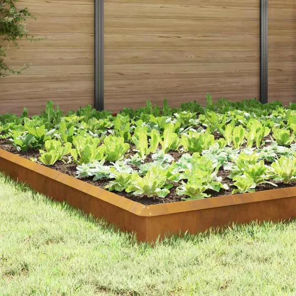 Garduri pentru Melci Metalice Rustite 20 bucăți