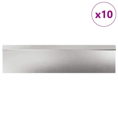 Garduri pentru Melci Oțel Inoxidabil | 16 bucăți Argintiu