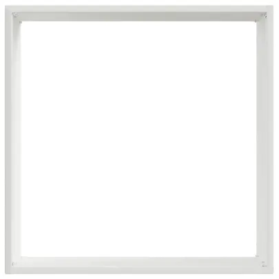 Margine Gazon Albă Oțel 40x40x13 cm | 6 Piese